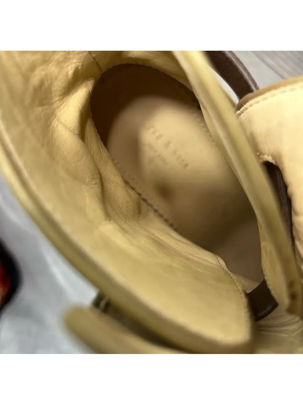 Rag & Bone Kinsey Bootie Camel Sz 8US 38UK Minor Scratches To L Toe See Pics